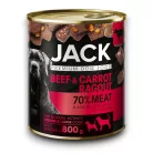 JACK nedves kutyaeledel ragu marha&répa konzerv 8x800g