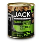 JACK nedves kutyaeledel ragu nyúl&répa konzerv 8x800g