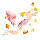 DELICKCIOUS Meow - for Dessert nyúl & trópusi gyümölcs nedves macskaeledel12x80g