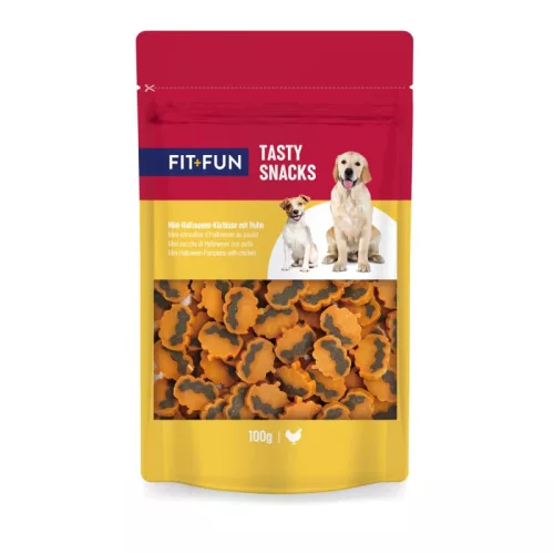 Fit+Fun Halloween Tasty Snacks kutya jutalomfalat sütőtök alakú 100g