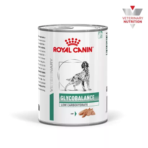 Royal Canin Veterinary Glycobalance Carbohydrate glükózellátás szabáyozás nedves kutyaeledel konzerv 12x410g