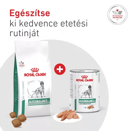 Royal Canin Veterinary Glycobalance Carbohydrate glükózellátás szabáyozás nedves kutyaeledel konzerv 12x410g