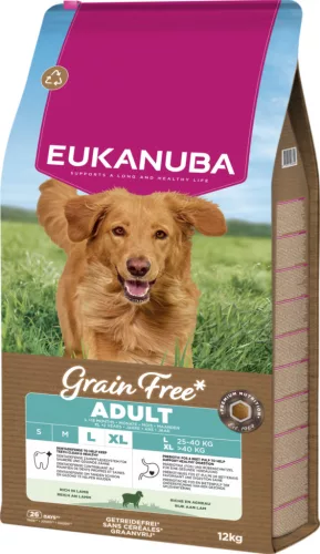Eukanuba gabonamentes Large Breeds száraz kutyaeledel felnőtt bárány 12kg