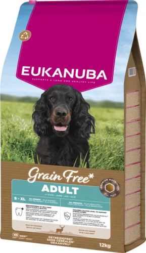 Eukanuba gabonamentes száraz kutyaeledel felnőtt szarvas 12kg