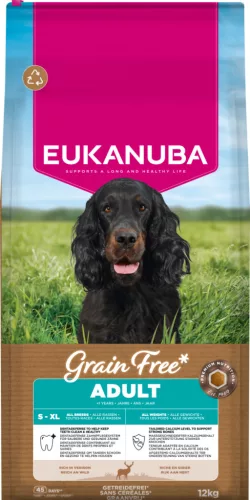 Eukanuba gabonamentes száraz kutyaeledel felnőtt szarvas 12kg