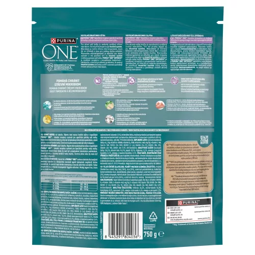 Purina ONE Bifensis Sensitive száraz macskaeledel pulyka 750g
