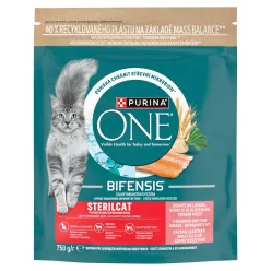   Purina ONE Bifensis Sterilcat száraz macskaeledel lazac 750g