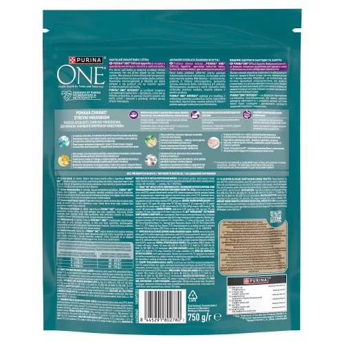 Purina ONE Bifensis Difficult Appetite száraz macskaeledel tőkehal&pisztráng 750g