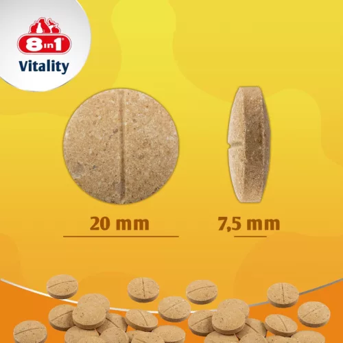 8in1 Vitality Multivitamin tabletta felnőtt kutyák számára 70 db