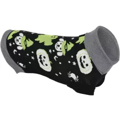   Fit+Fun Halloween kötött kutyapulóver sötétben világító minta 28cm