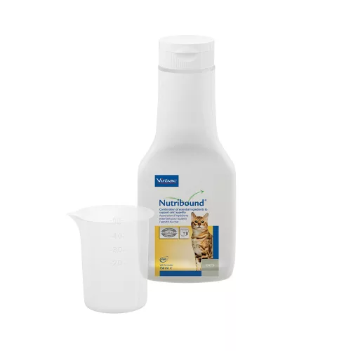 Virbac Nutribound felépülést segítő kiegészítő eledel macskáknak oldat 3x150ml