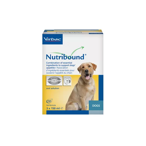 Virbac Nutribound felépülést segítő kiegészítő eledel kutyáknak oldat 3x150ml