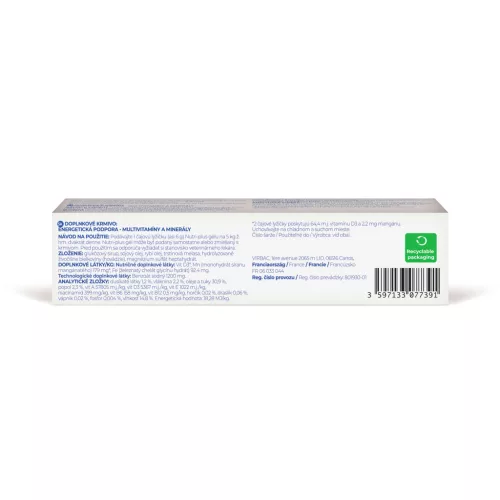 Virbac Nutri-Plus gél kiegészítő eledel kutyáknak és macskáknak 120g