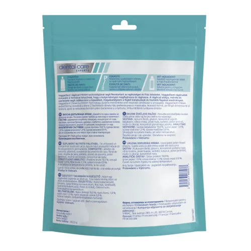 Virbac Veggiedent Fr3sh rágócsont kutya kiegészítő eledel M 15db 350g