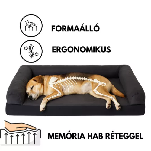 NRDOGS Ortoped Pro fekhely Soft Magic szürke XL 120x80cm