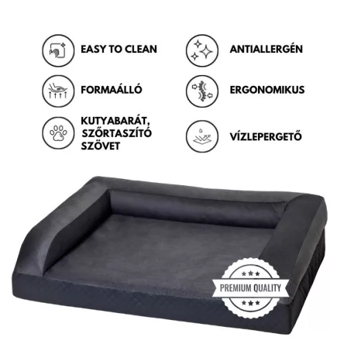 NRDOGS Ortoped Pro fekhely Soft Magic szürke XL 120x80cm