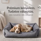 NRDOGS Basket Gaia fekhely Silver M 85x65cm