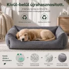 NRDOGS Basket Gaia fekhely Silver L 103x71cm