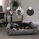 NRDOGS Basket Gaia fekhely Silver L 103x71cm