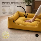 NRDOGS Lux Memory fekhely Honey XL 105x80cm