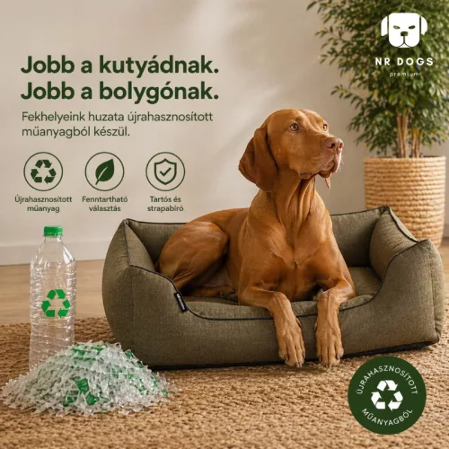 NRDOGS Lux Memory fekhely Oliva XL 105x80cm