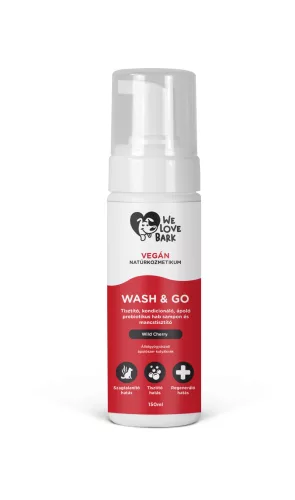We Love Bark Wash&Go öblítés nélküli kutyasampon 150ml