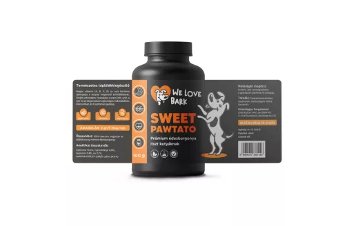 We Love Bark Sweet Pawtato édesburgonya por 100g