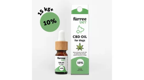Fürree VET CBD olaj 10% 15kg feletti kutyáknak 10ml