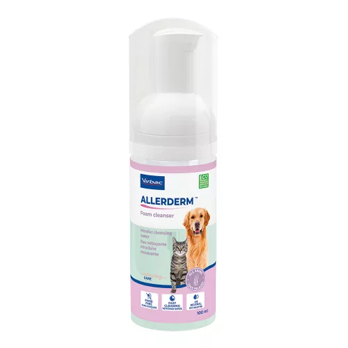 Virbac Allerderm tisztítóhab kutyáknak és macskáknak 100ml