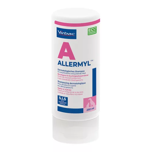 Virbac Allermyl bőrgyógyászati sampon kutyáknak és macskáknak 250ml