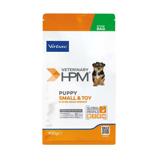 Virbac Veterinary HPM száraz kutyaeledel Small&Toy puppy 400g