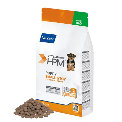 Virbac Veterinary HPM száraz kutyaeledel Small&Toy puppy 1,5kg