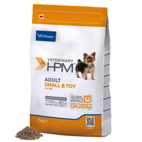 Virbac Veterinary HPM száraz kutyaeledel Small&Toy adult 7kg