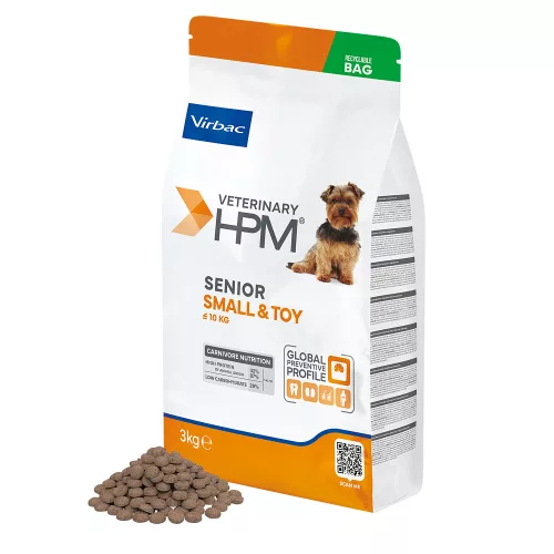 Virbac Veterinary HPM száraz kutyaeledel Small&Toy senior 3kg