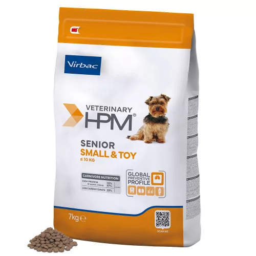 Virbac Veterinary HPM száraz kutyaeledel Small&Toy senior 7kg