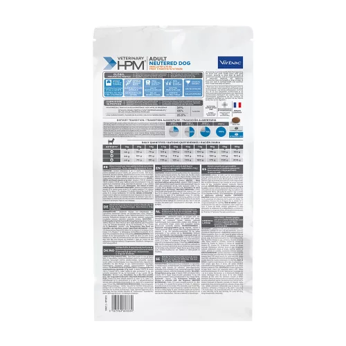 Virbac Veterinary HPM Neutered száraz kutyaeledel Small&Toy adult 1,5kg