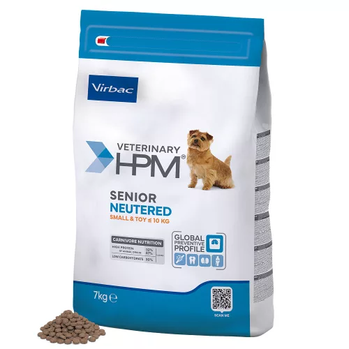 Virbac Veterinary HPM Neutered száraz kutyaeledel Small&Toy senior 7kg
