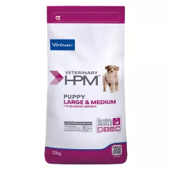   Virbac Veterinary HPM száraz kutyaeledel Large&Medium puppy 12kg