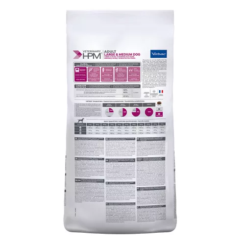 Virbac Veterinary HPM száraz kutyaeledel Large&Medium adult 16kg