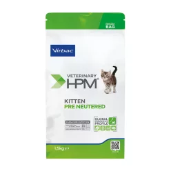  Virbac Veterinary HPM Pre Neutered száraz macskaeledel kitten 1,5kg