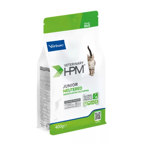 Virbac Veterinary HPM Neutered száraz macskaeledel junior 400g
