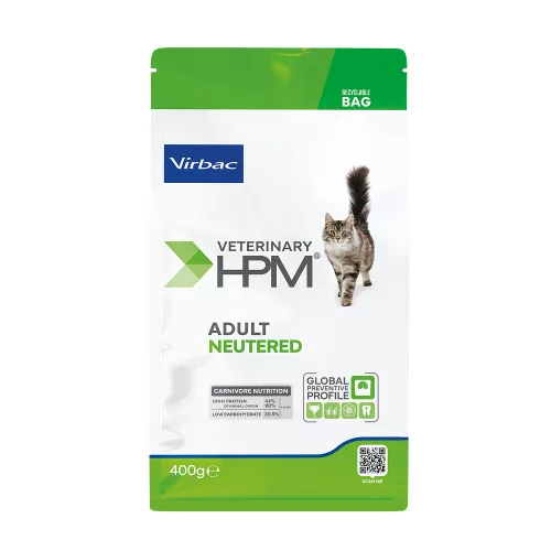 Virbac Veterinary HPM Neutered száraz macskaeledel adult 400g