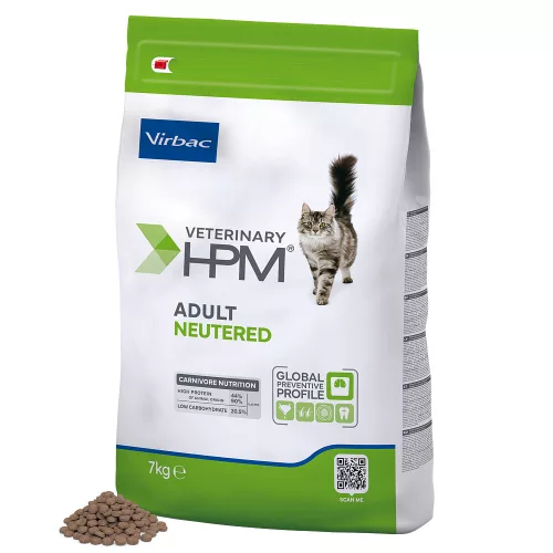 Virbac Veterinary HPM Neutered száraz macskaeledel adult 7kg
