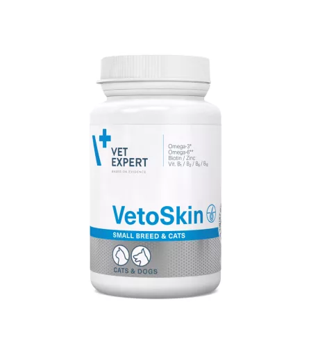 VetExpert VetoSkin Small kutyáknak és macskáknak kapszula 60db