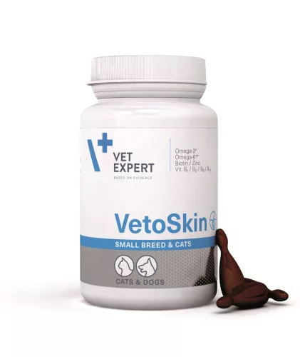 VetExpert VetoSkin Small kutyáknak és macskáknak kapszula 60db