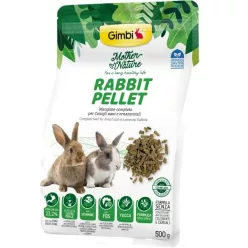 GIMBI Mother Nature szárított nyúleledel pellet 500g