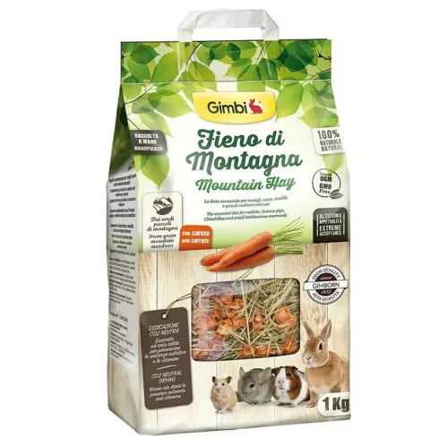 GIMBI hegyi széna + répa nyulaknak 1kg