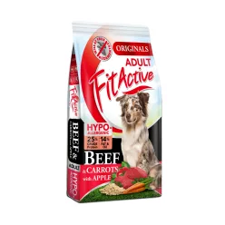   FitActive Originals hipoallergén búzamentes száraz kutyaeledel adult marha 4kg