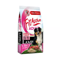   FitActive Originals hipoallergén búzamentes száraz kutyaeledel adult bárány 12kg
