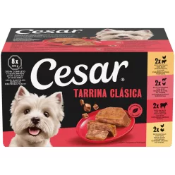 Cesar tálka MP nedves kutyaeledel vegyes válogatás 8x150g